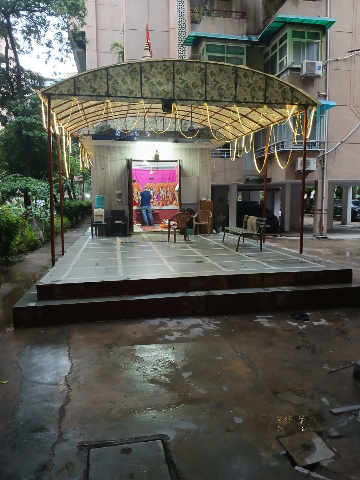 Temple at Shivalika Apartment